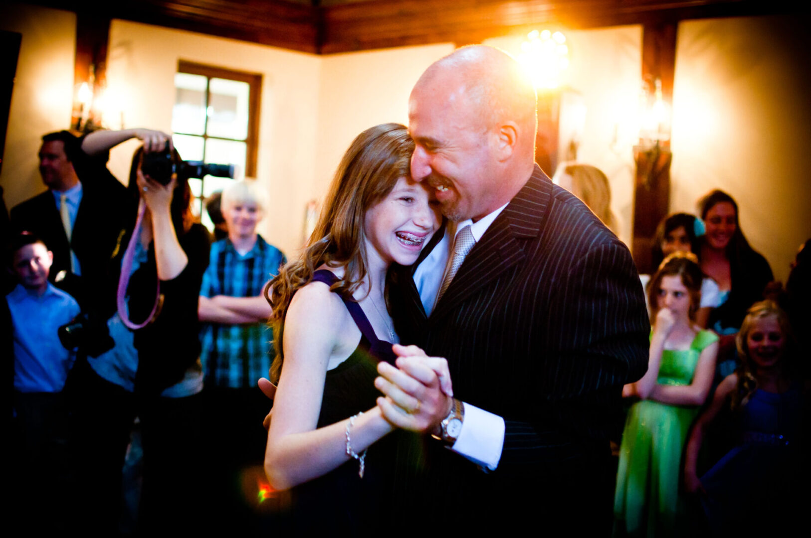 Father Daughter Dance at a Bat Mitzvah